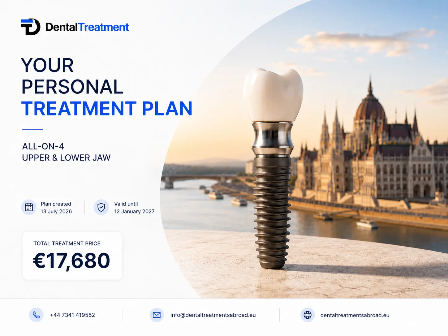 Treatment plan cover